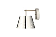 Katie 1 Light 8" Wall Sconce in Polished Nickel