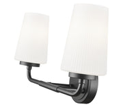 Montford 2 Light 16" Vanity in Matte Black