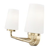 Montford 2 Light 16" Vanity in Modern Gold