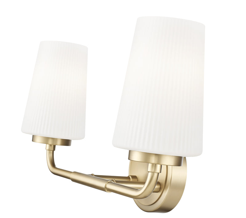 Montford 2 Light 16" Vanity in Modern Gold