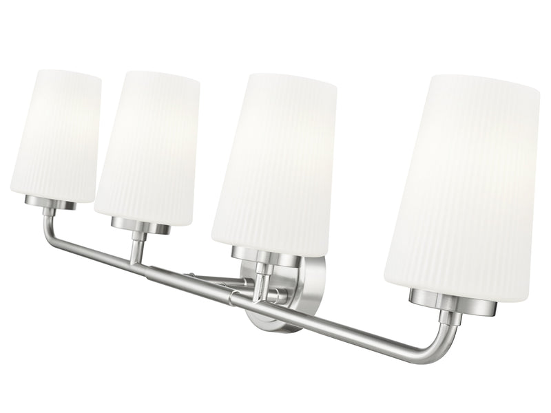 Montford 4 Light 32" Vanity in Brushed Nickel