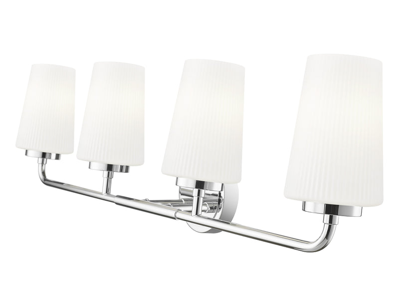 Montford 4 Light 32" Vanity in Chrome