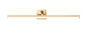 Liam 1 Light 40" Vanity in Modern Gold