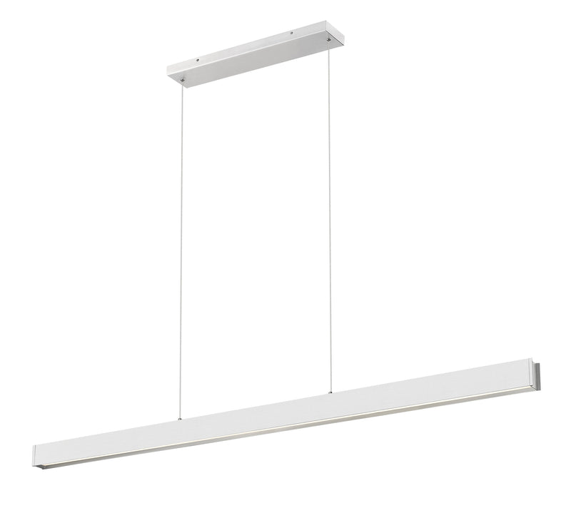Hudson 1 Light 72" Linear Pendant in Brushed Nickel