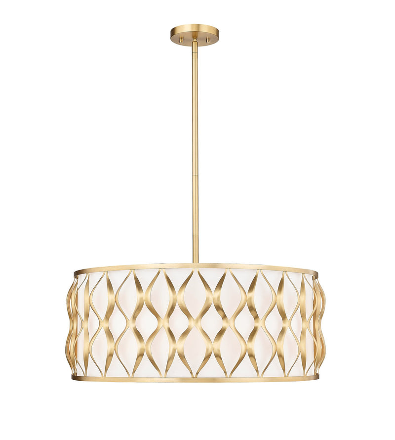Harden 8 Light 26.25" Pendant in Modern Gold