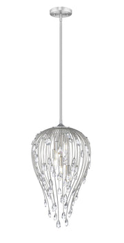 Gabriella 5 Light 15" Pendant in Brushed Nickel