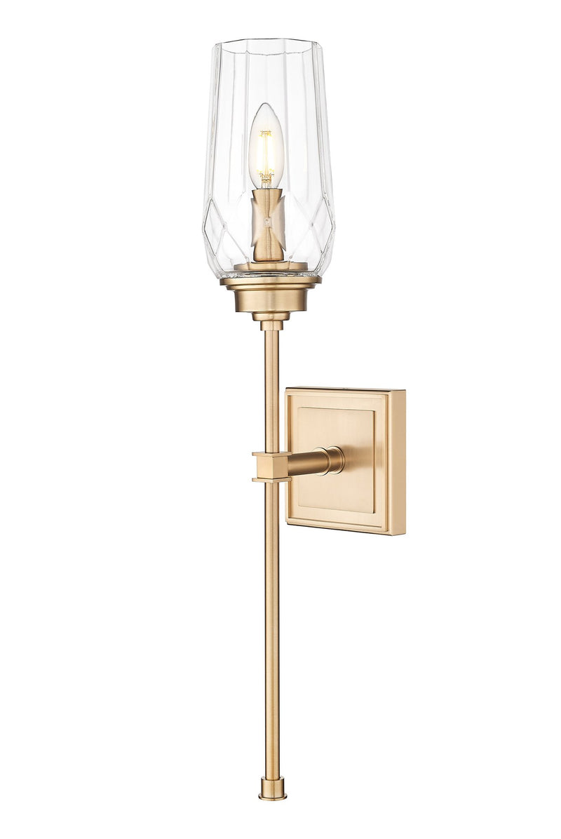 Cosmo 1 Light 5" Wall Sconce in Modern Gold