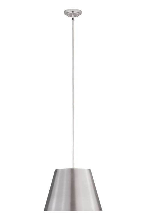 Lilly 1 Light 18" Pendant in Brushed Nickel