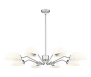 Breton 8 Light 46" Chandelier in Brushed Nickel
