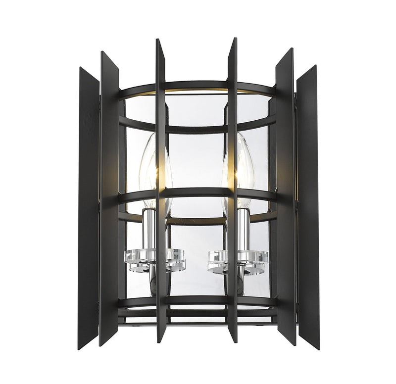 Haake 2 Light 9.12" Wall Sconce in Chrome