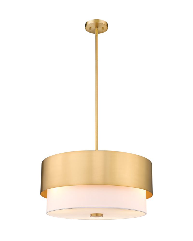 Counterpoint 3 Light 18" Pendant in Modern Gold