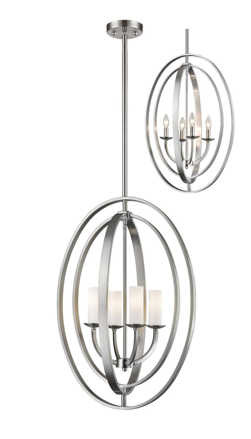 Ashling 4 Light 19.125" Chandelier in Brushed Nickel