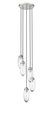 Arden 5 Light 12" Pendant in Brushed Nickel