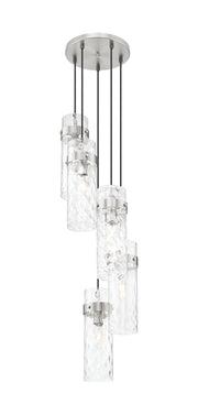 Fontaine 5 Light 14.5" Pendant in Brushed Nickel