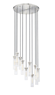Beau 11 Light 24" Pendant in Brushed Nickel