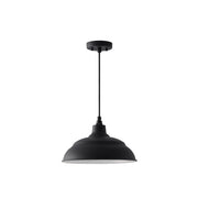 RLM Shade & Cord Canopy in Black