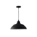 RLM Shade & Cord Canopy in Black