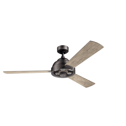 Pinion 60" Ceiling Fan in Anvil Iron from Kichler Lighting, item number 300253AVI
