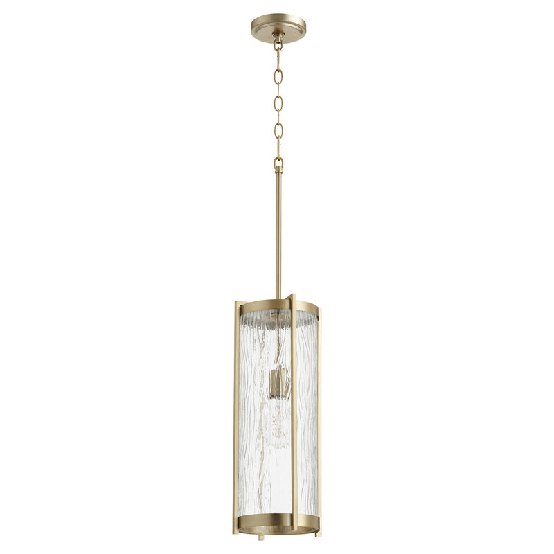 Transitional Pendant in Aged Brass - Lamps Expo