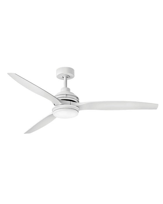 Artiste 60" LED Ceiling Fan in Matte White from Hinkley Lighting, item number 900160FMW-LWD