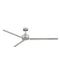 Indy 72" Ceiling Fan in Brushed Nickel from Hinkley Lighting, item number 900972FBN-NWA