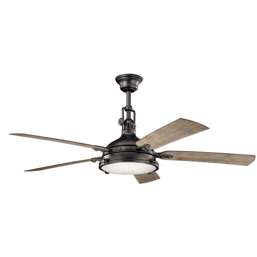 Hatteras Bay 60" LED Ceiling Fan in Anvil Iron from Kichler Lighting, item number 310017AVI