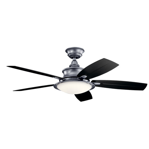 Cameron 52" LED Ceiling Fan in Weathered Steel Powder Coat from Kichler Lighting, item number 310204WSP