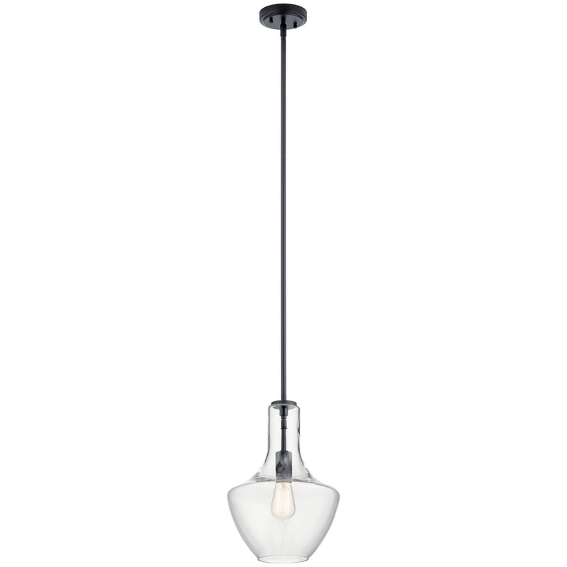 Everly Pendant 1-Light in Black