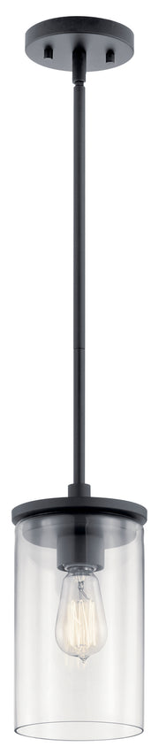 Crosby Mini Pendant 1-Light in Black