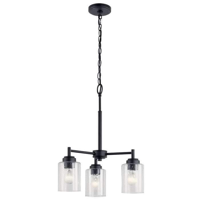 Winslow Mini Chandelier 3-Light in Black