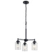 Winslow Mini Chandelier 3-Light in Black