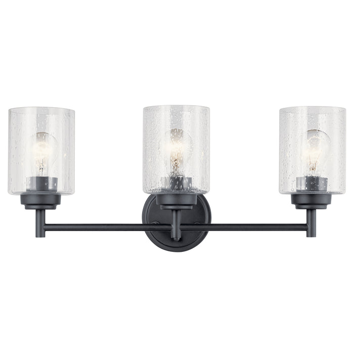 Winslow Bath Sconce 3-Light in Black
