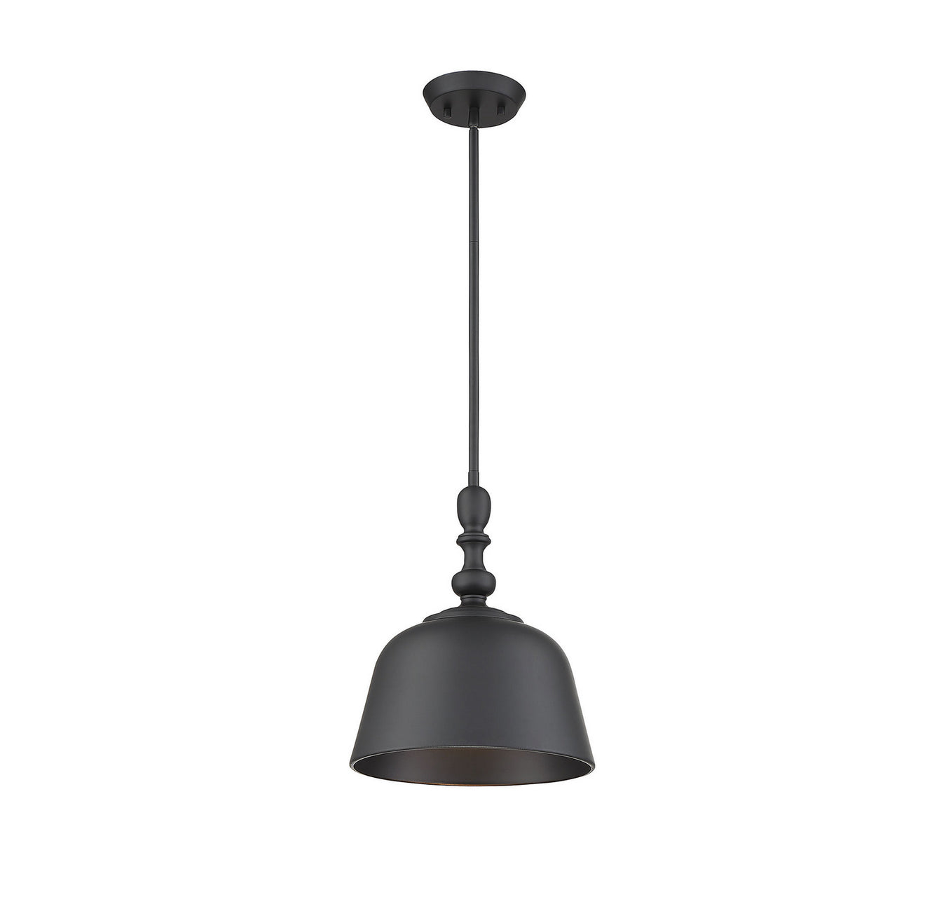 Berg 1-Light Pendant in Matte Black - Lamps Expo