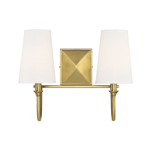 Cameron 2-Light Bath in Warm Brass