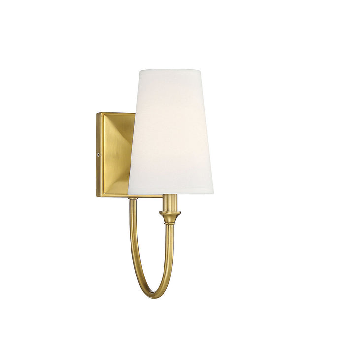 Cameron 1-Light Sconce in Warm Brass