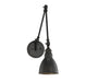 Dakota 1-Light Sconce in Matte Black