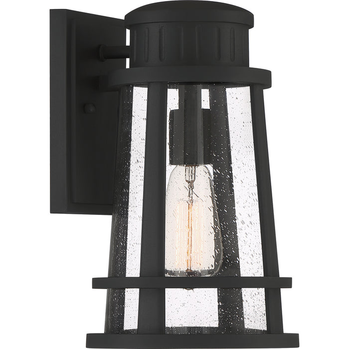 Dunham 1-Light Outdoor Lantern in Earth Black