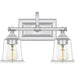 Nicholas 2-Light Bath Vanity in Polished Chrome