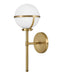 Hollis Single Light Vanity in Heritage Brass - Lamps Expo