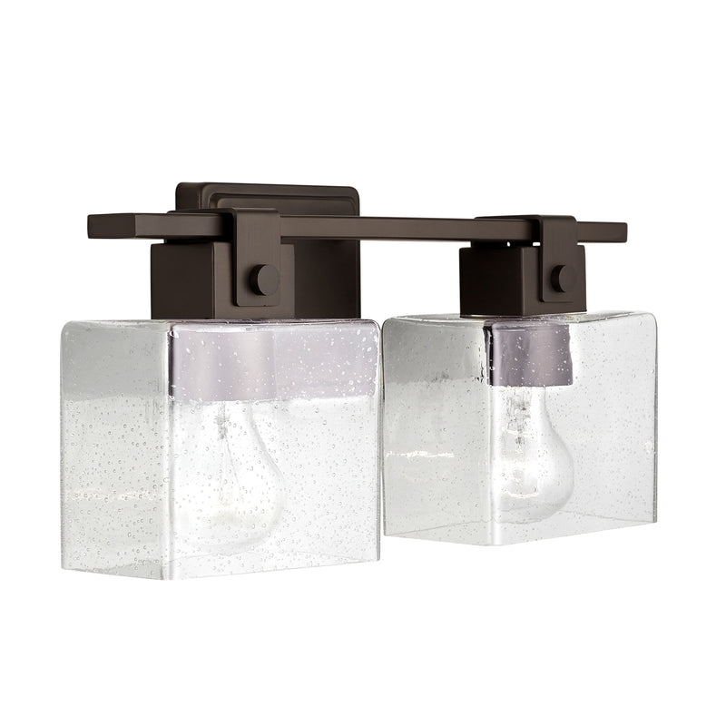 Graham Two Light Vanity in Oil Rubbed Bronze