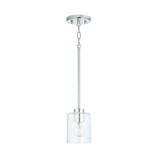 Greyson One Light Pendant in Brushed Nickel