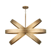 Jude Six Light Chandelier in Mystic Lustre