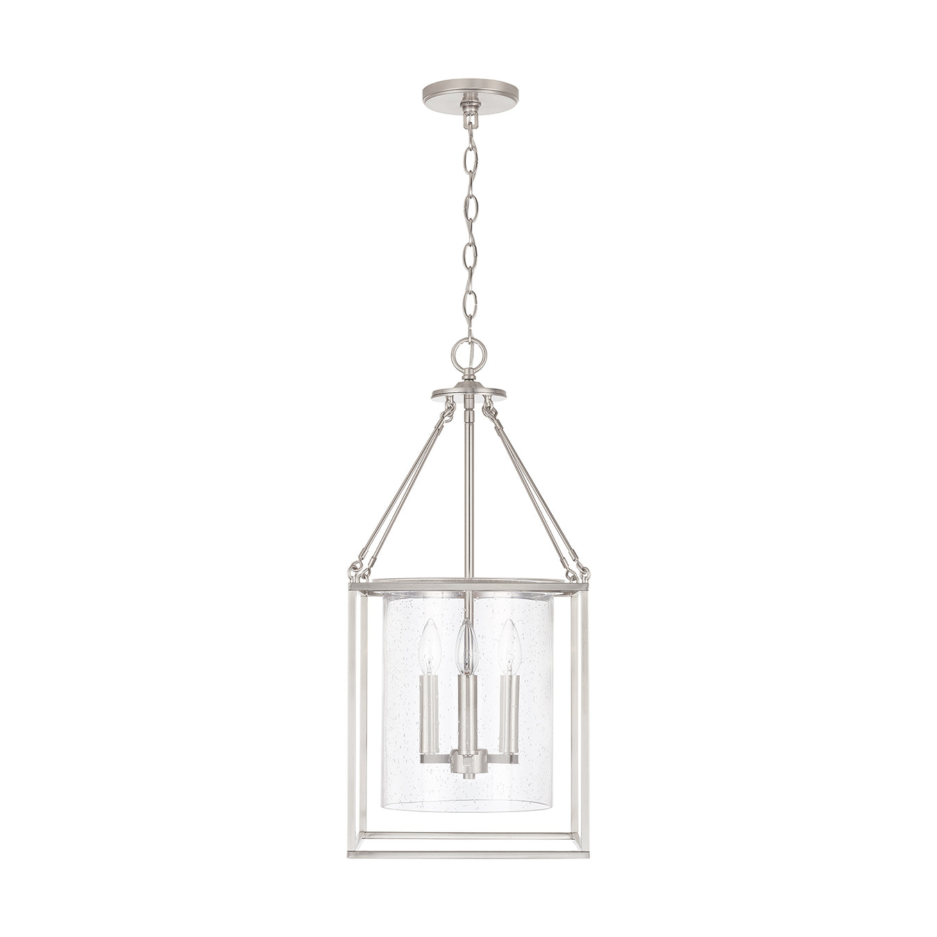Cooper Four Light Pendant in Brushed Nickel