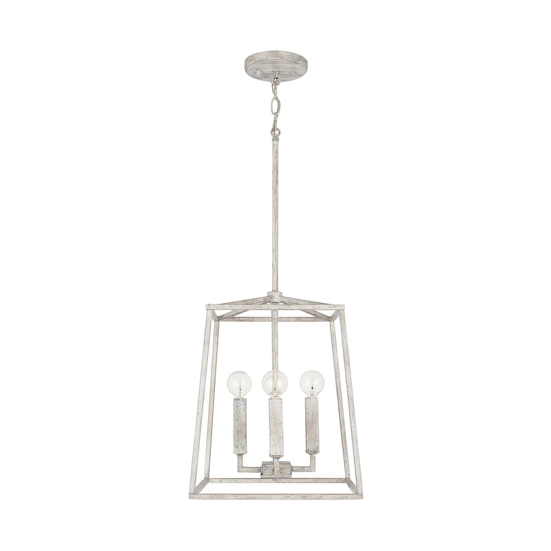 Thea Four Light Foyer Pendant in Mystic Sand
