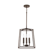 Thea Four Light Foyer Pendant in Oil Rubbed Bronze