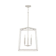 Thea Four Light Foyer Pendant in Mystic Sand