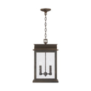 Bolton Two Light Outdoor Hanging Lantern in Oiled Bronze