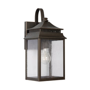 Sutter Creek One Light Outdoor Wall Lantern in Oiled Bronze