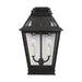 Falmouth Two Light Outdoor Wall Lantern in Dark Weathered Zinc
