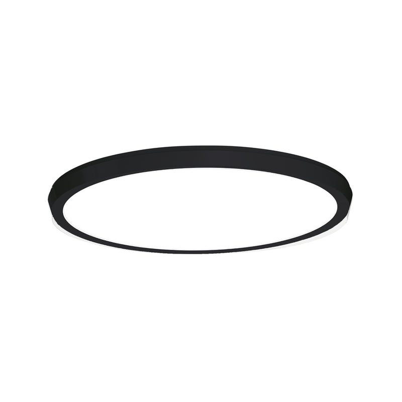 Argo LED Flush Mount in Black - Lamps Expo